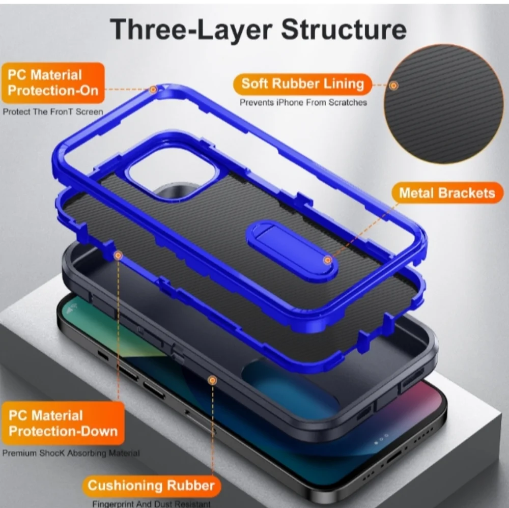 iPHONE 14 Pro Max Adventurer Heavy Duty Case Screen & Lens Protector NWT